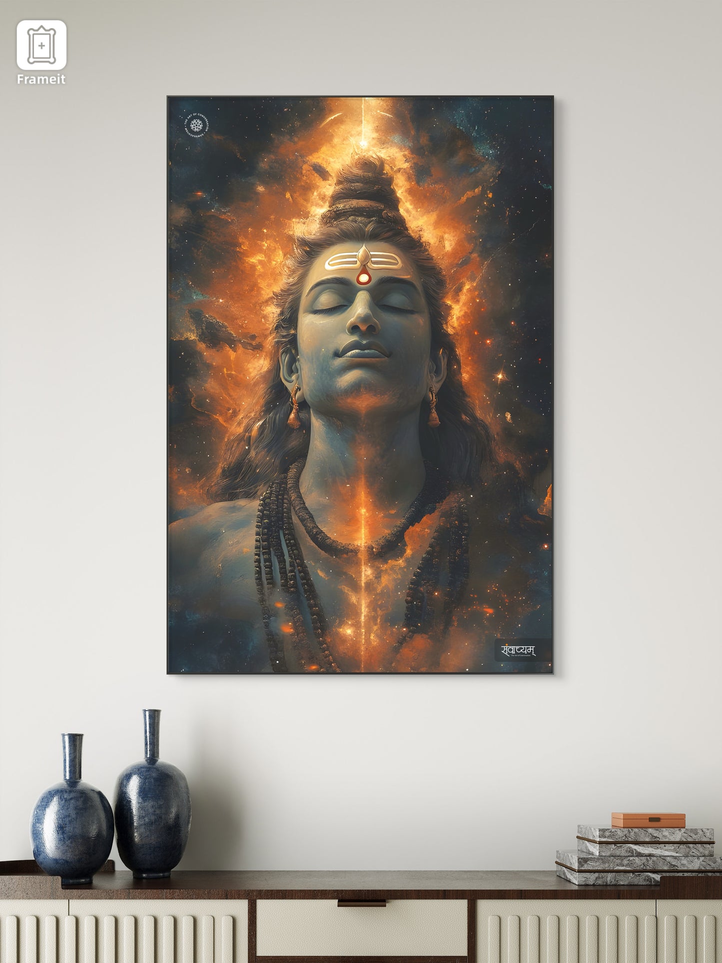 Mahadev Timeless Symbol of Meditation and Power Acrylic Frame