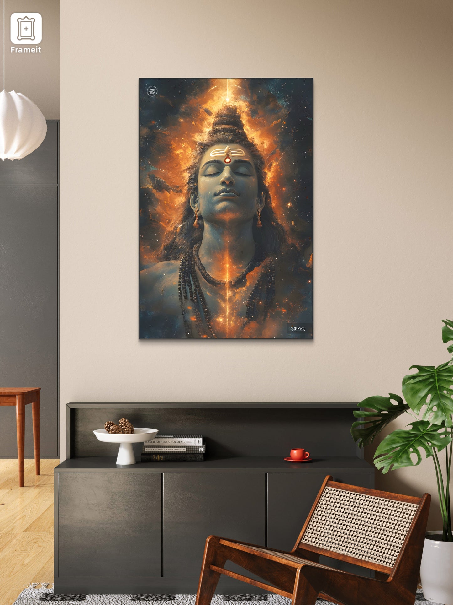Mahadev Timeless Symbol of Meditation and Power Acrylic Frame
