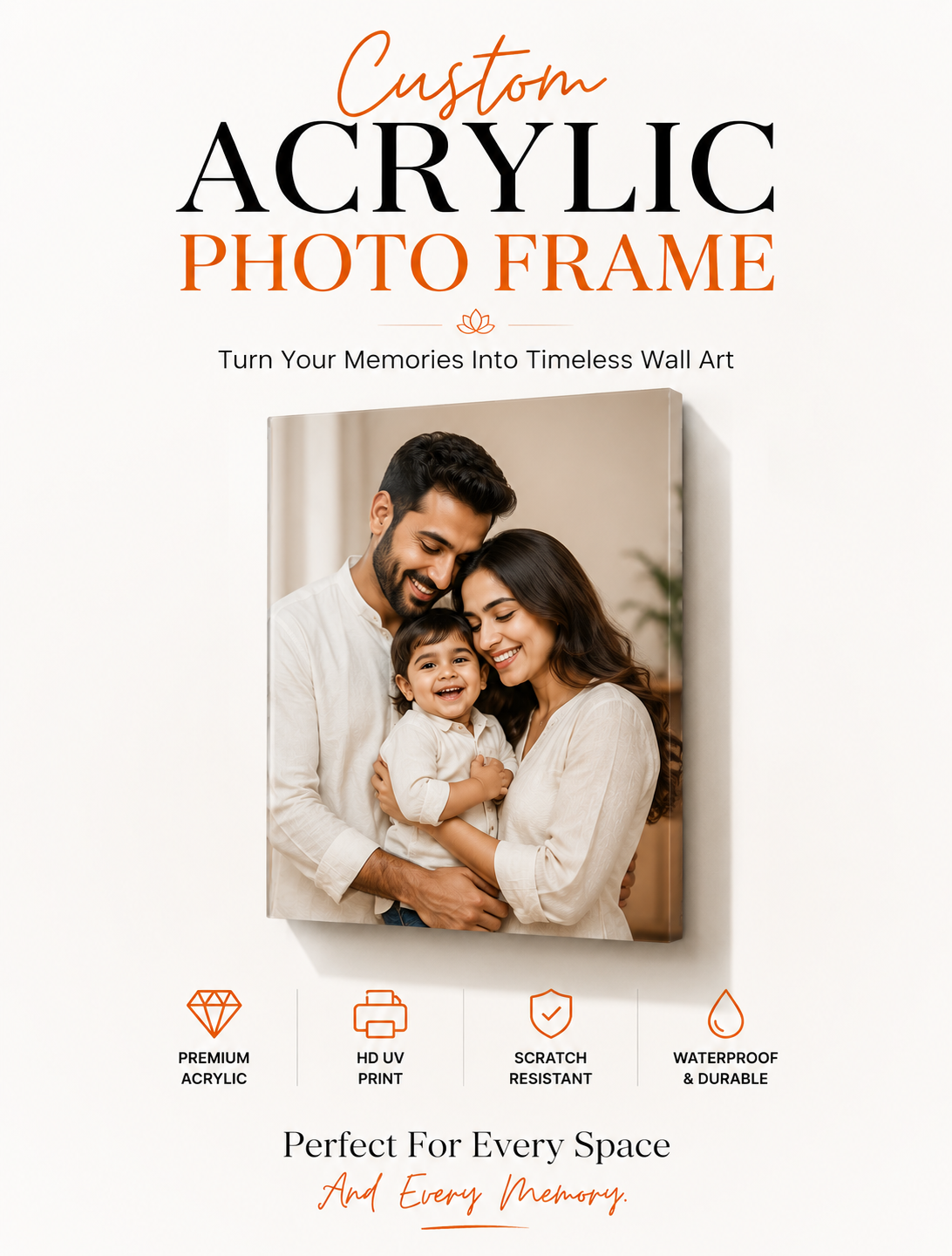 Custom Acrylic Photo Frame