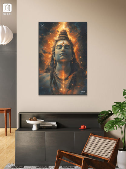 Mahadev Timeless Symbol of Meditation and Power Acrylic Frame