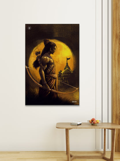 Lord Ram Eternal Protector of Dharma and Justice Acrylic Frame