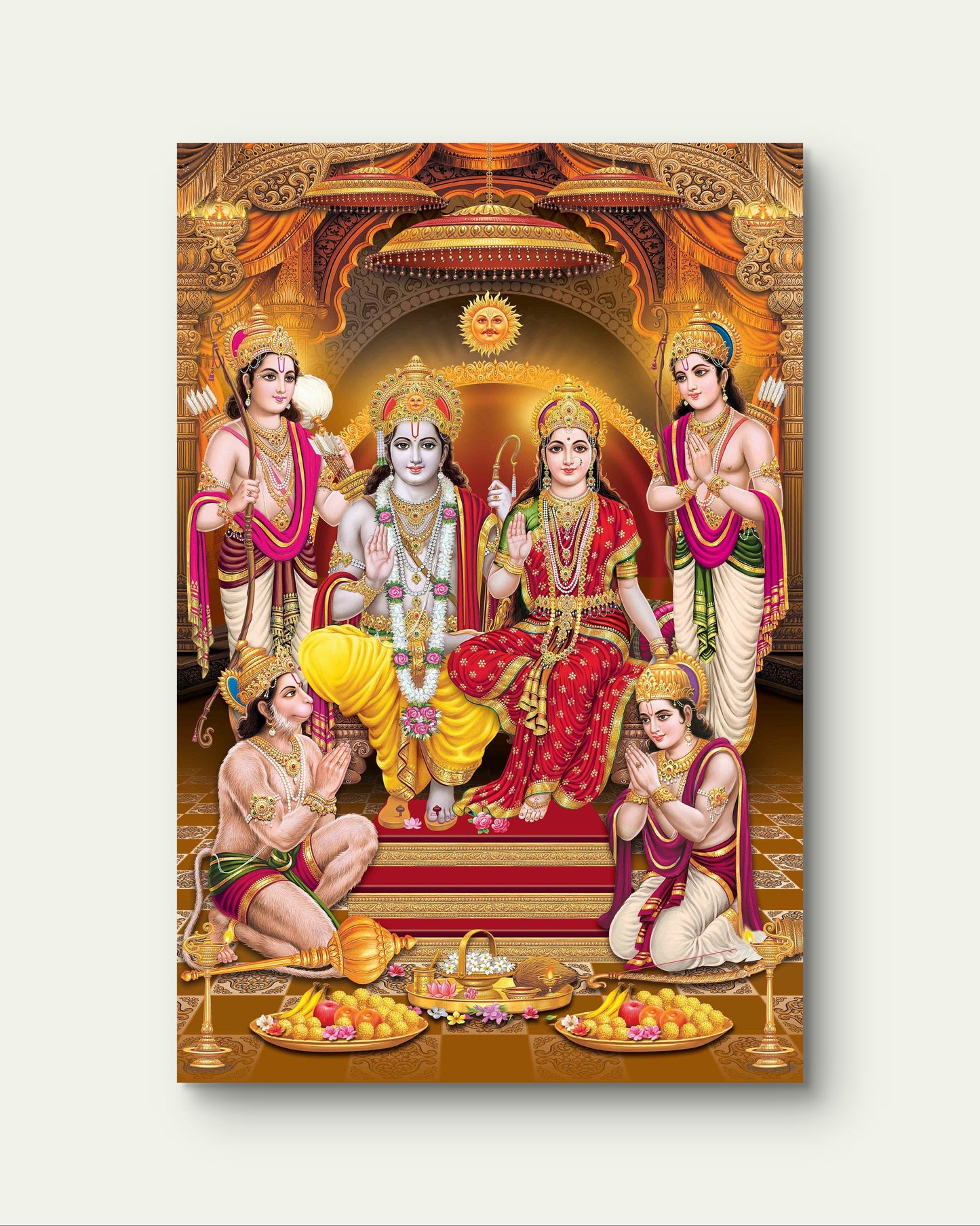 Shri Ram Darbar  A Divine Reflection of Peace and Power