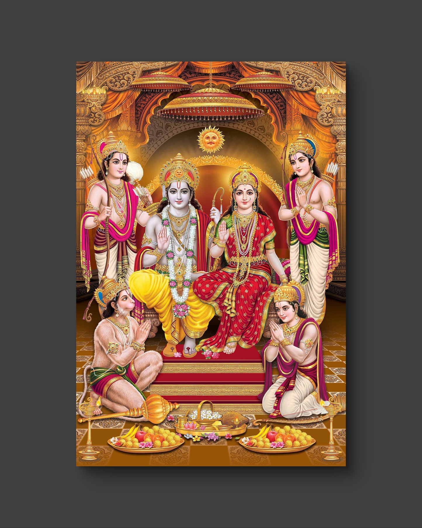 Shri Ram Darbar  A Divine Reflection of Peace and Power