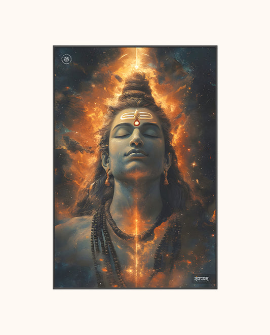 Mahadev Timeless Symbol of Meditation and Power Acrylic Frame