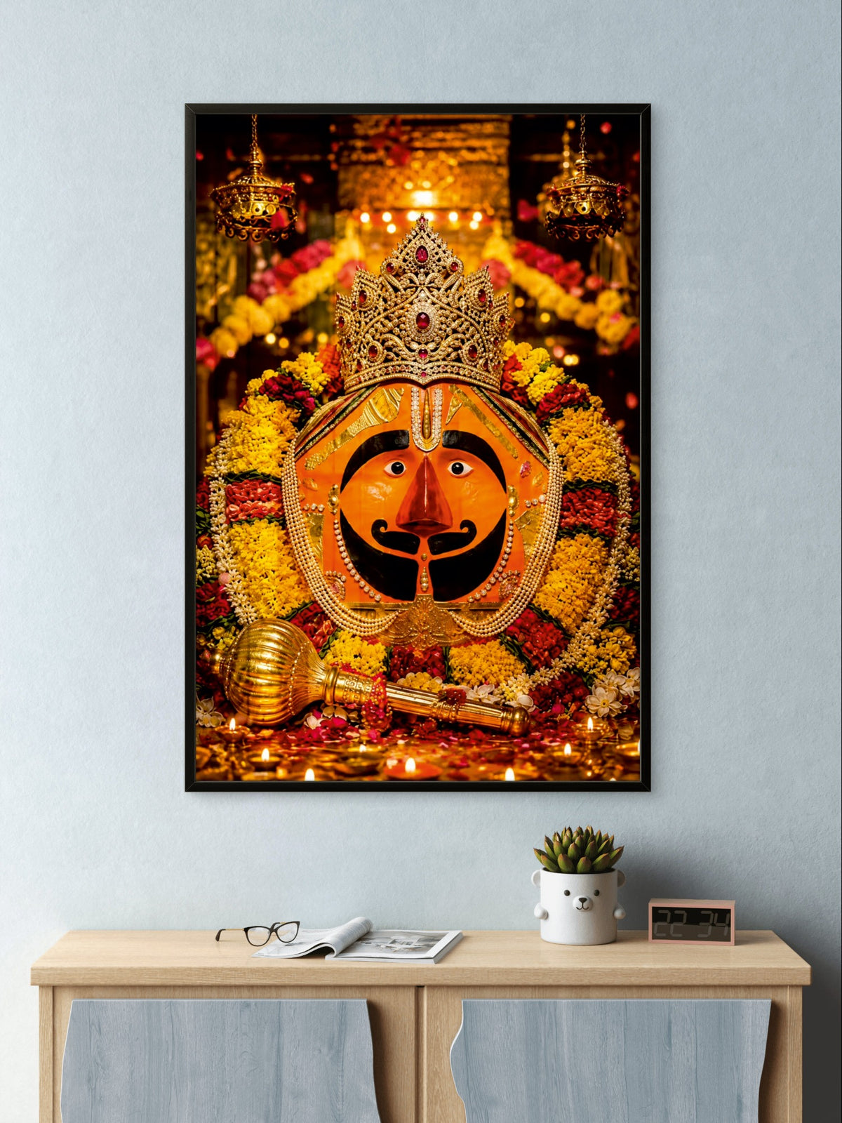 Salasar Balaji Divine Blessings Spiritual Wall Art