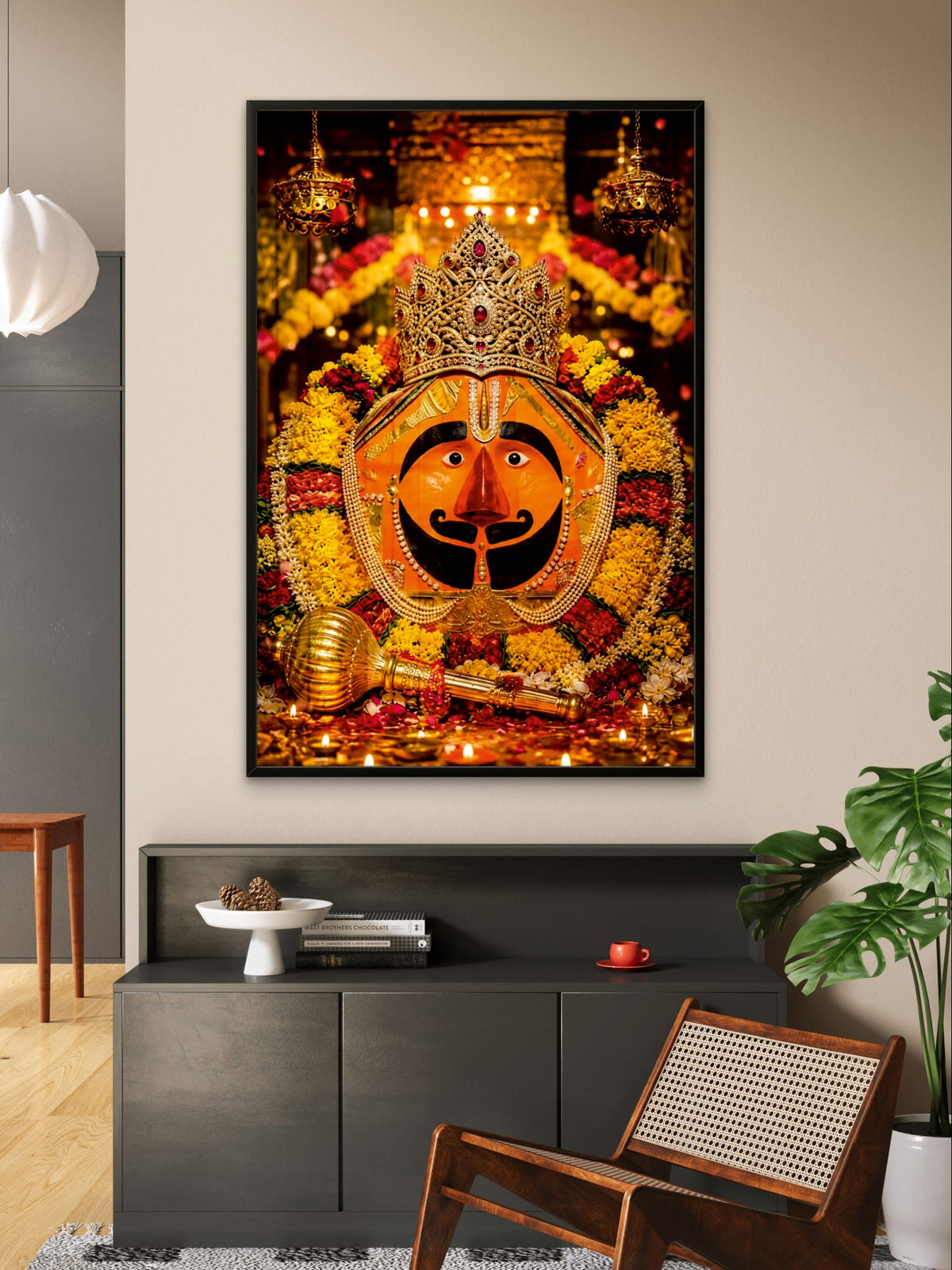 Salasar Balaji Divine Blessings Spiritual Wall Art