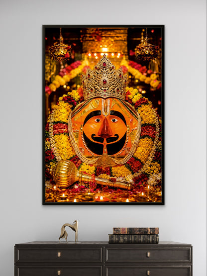 Salasar Balaji Divine Blessings Spiritual Wall Art