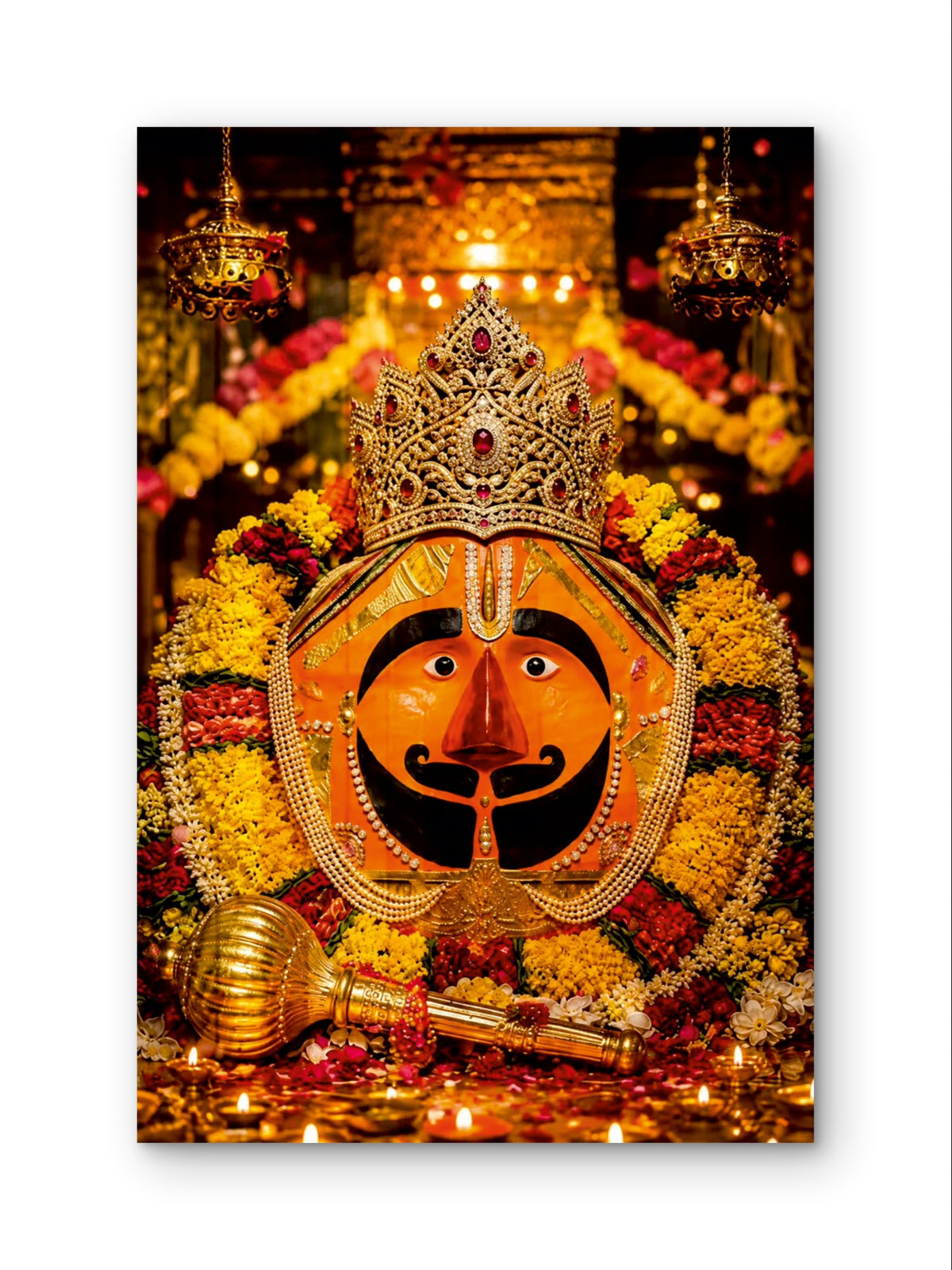 Salasar Balaji Divine Blessings Spiritual Wall Art
