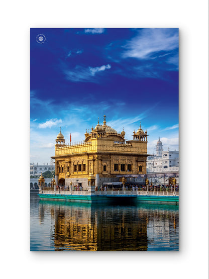 Golden Temple Eternal Peace Premium Wall Art