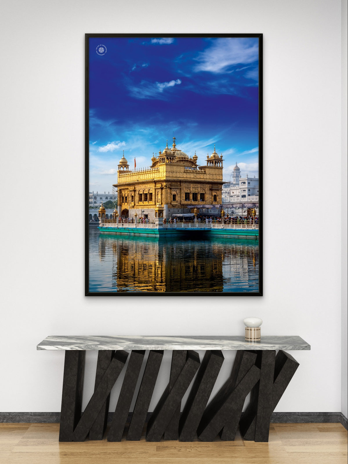 Golden Temple Eternal Peace Premium Wall Art