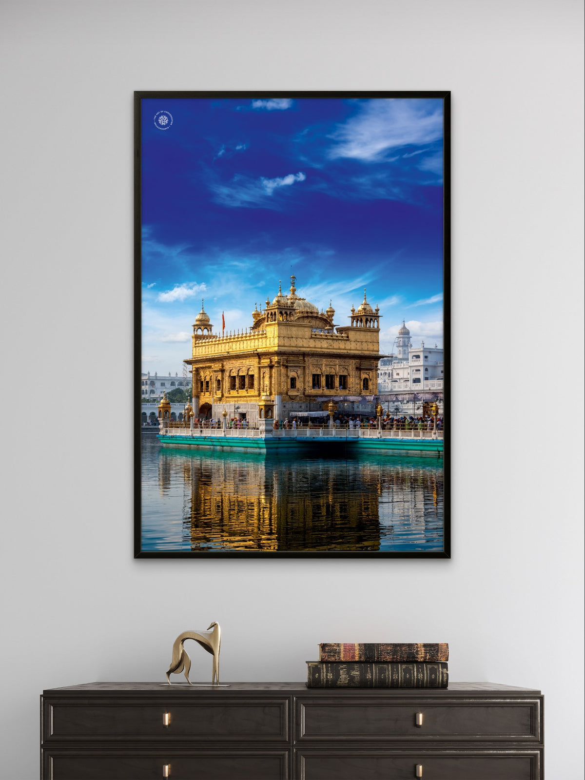 Golden Temple Eternal Peace Premium Wall Art