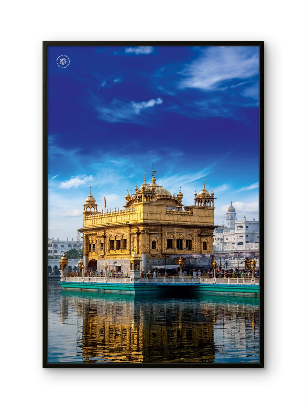 Golden Temple Eternal Peace Premium Wall Art