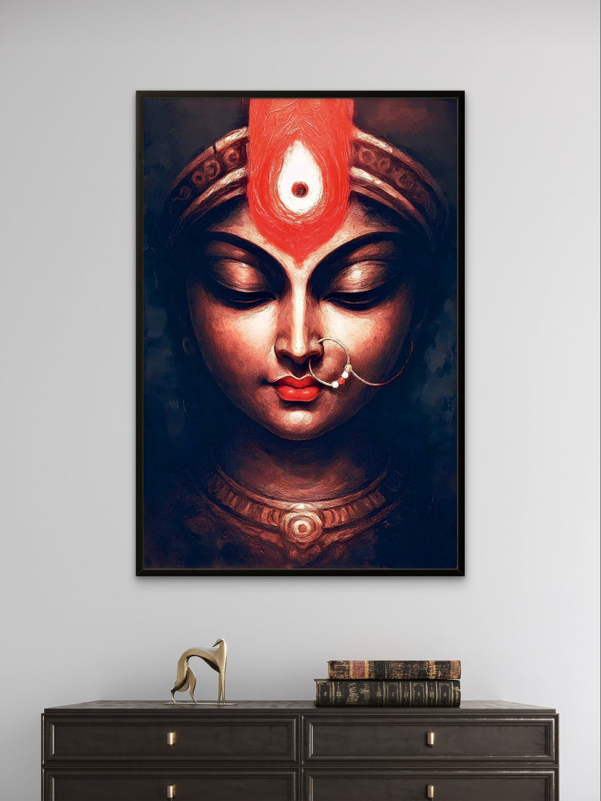 Durga Maa Divine Grace Premium Spiritual Wall Art