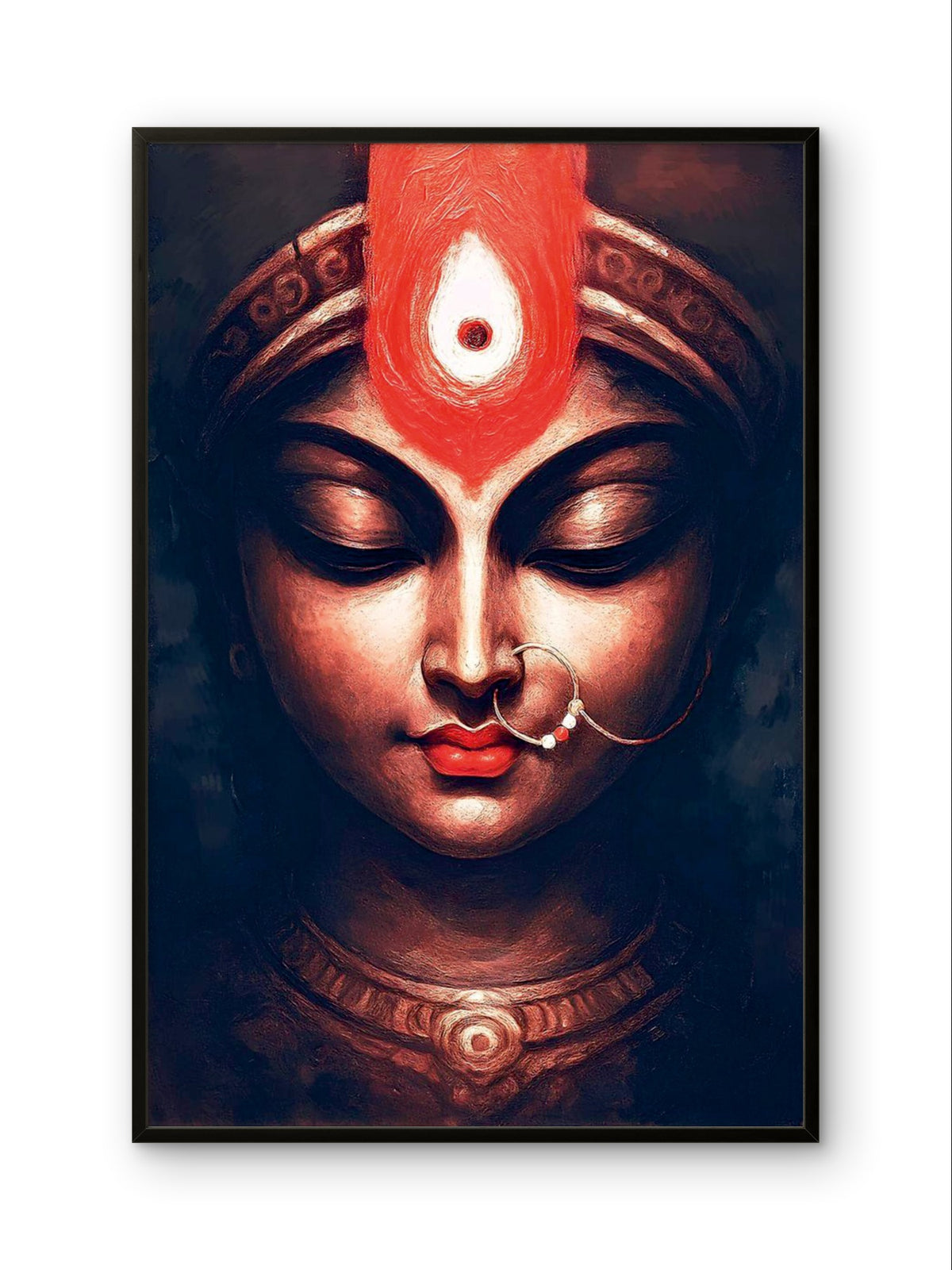 Durga Maa Divine Grace Premium Spiritual Wall Art