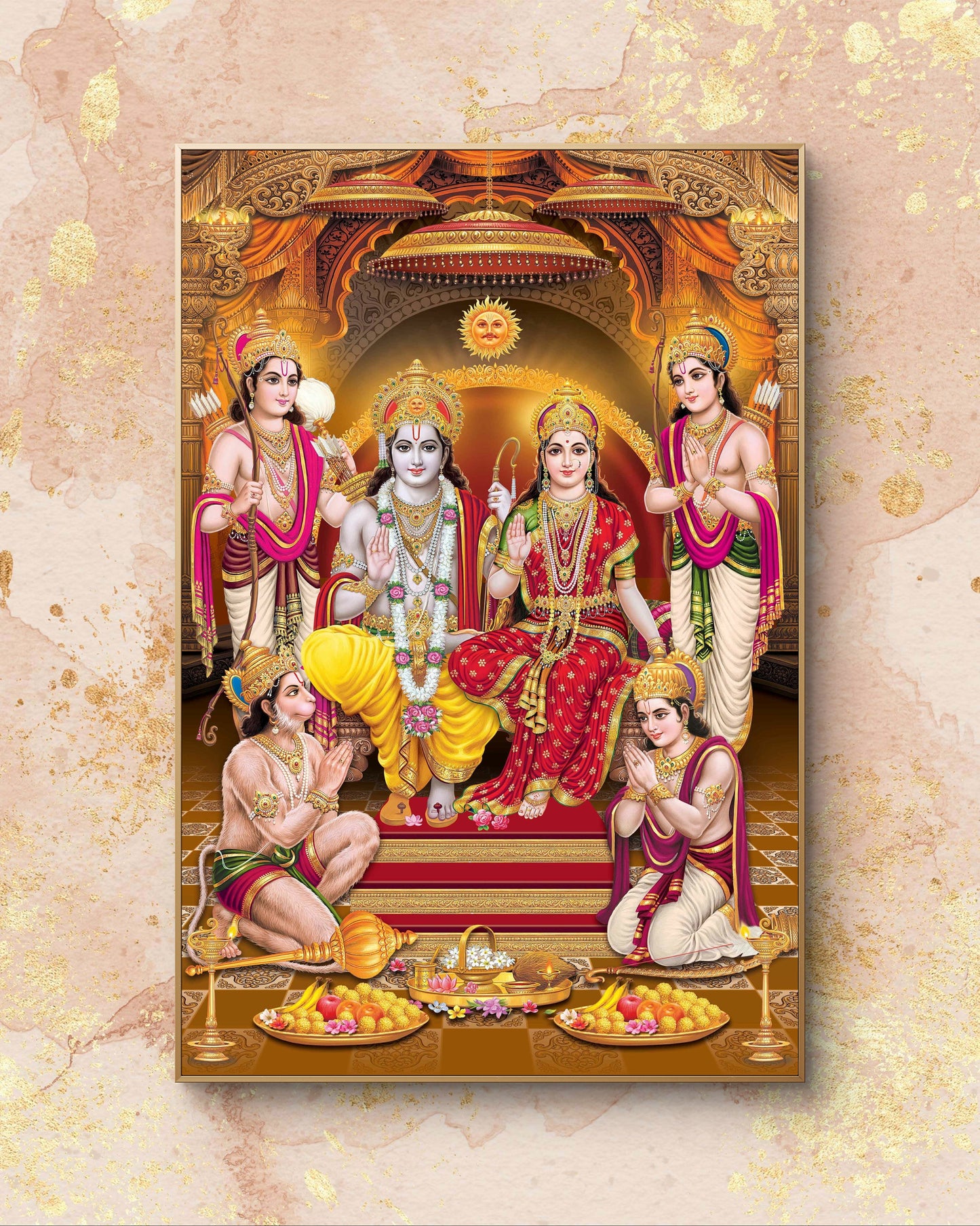 Shri Ram Darbar  A Divine Reflection of Peace and Power