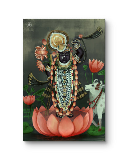 Shreenath Ji Eternal Blessings Divine Acrylic Frame
