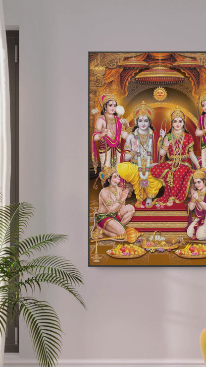Shri Ram Darbar  A Divine Reflection of Peace and Power